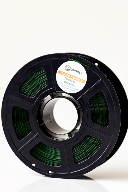 Translucent Dark Green Forgely Performance PLA