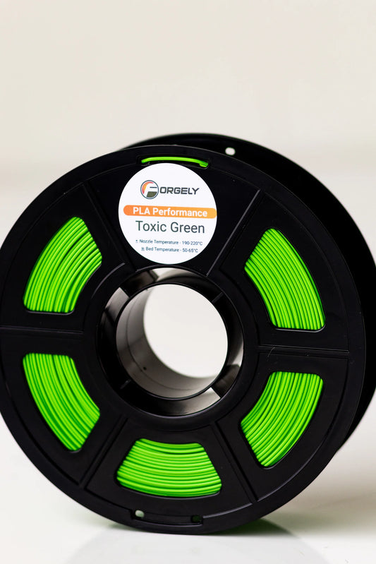 Forgely Performance PLA Filament 1.75mm 1kg - Toxic Green | Made in USA